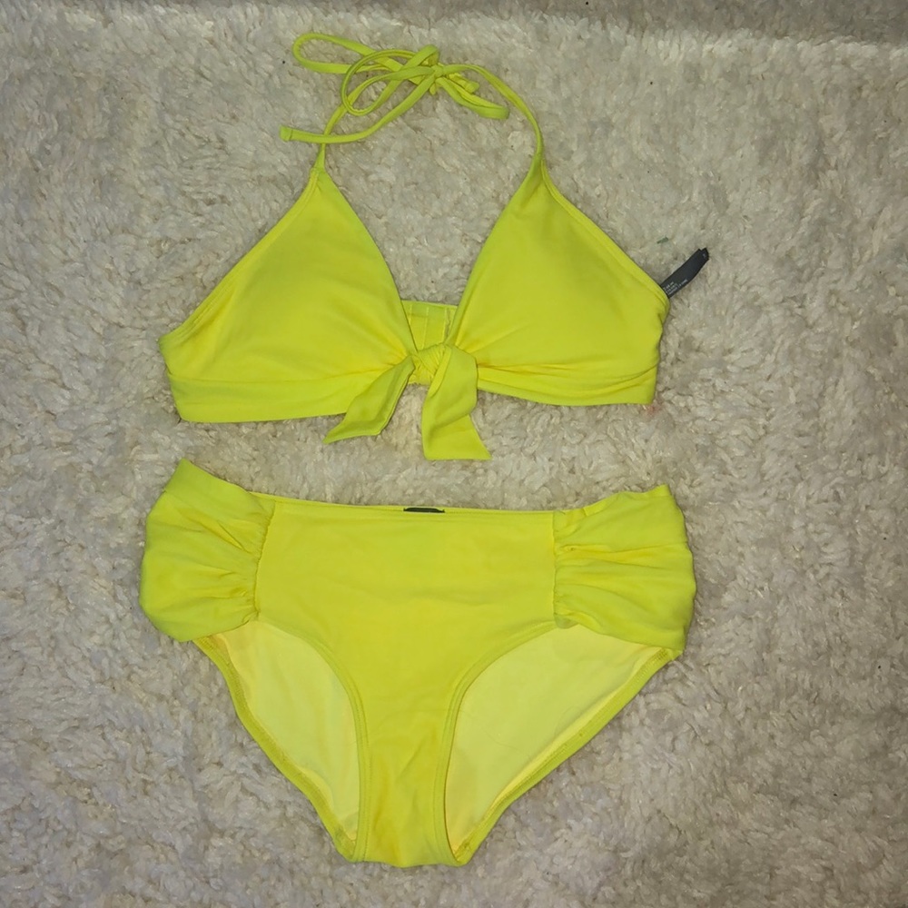 Yellow bikini